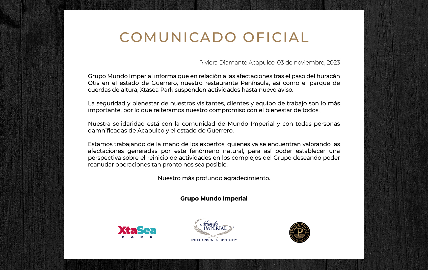 Comunicado